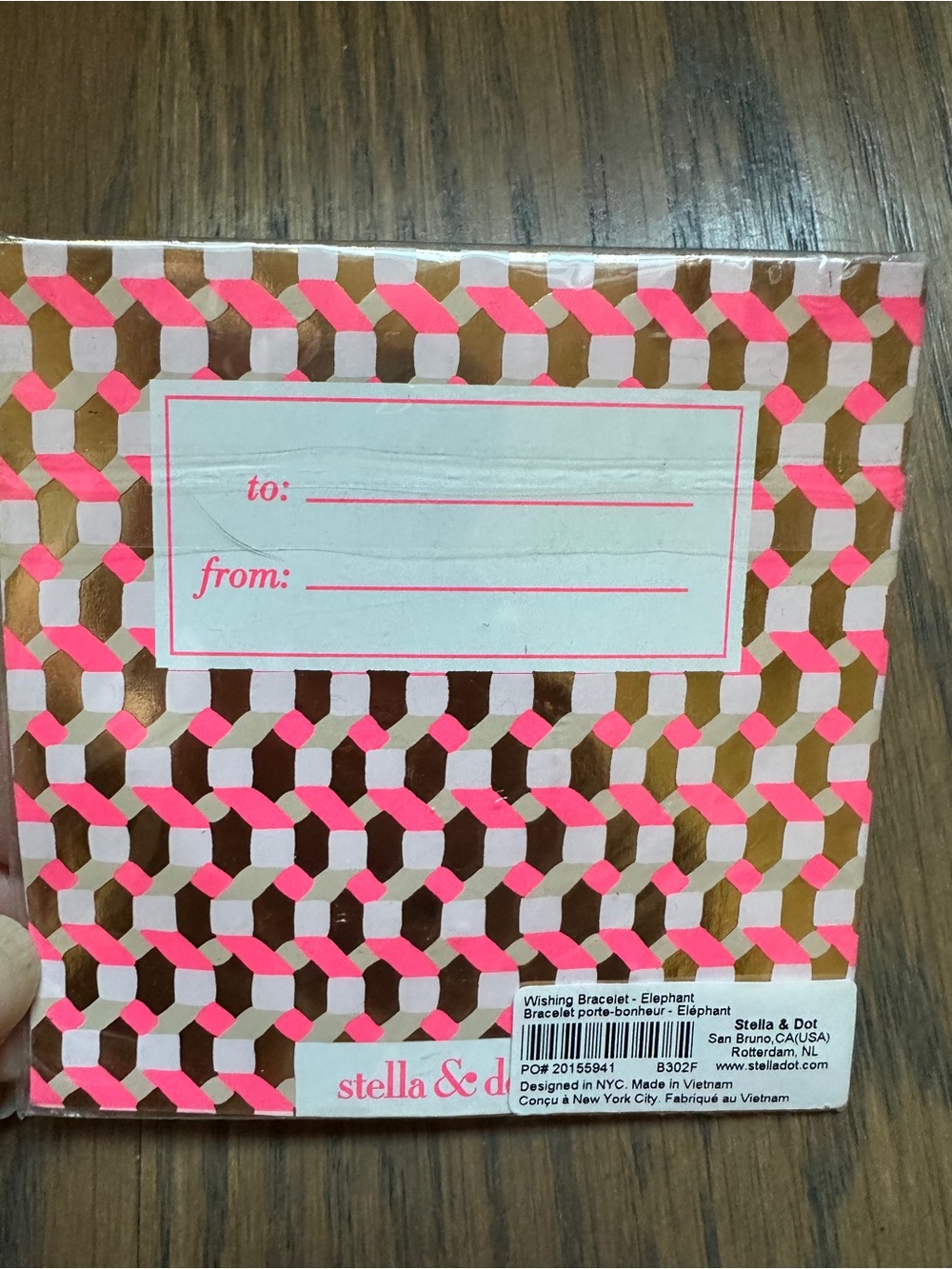 NWT Stella & Dot Elephant Wishing Bracelet - Picture 4 of 4